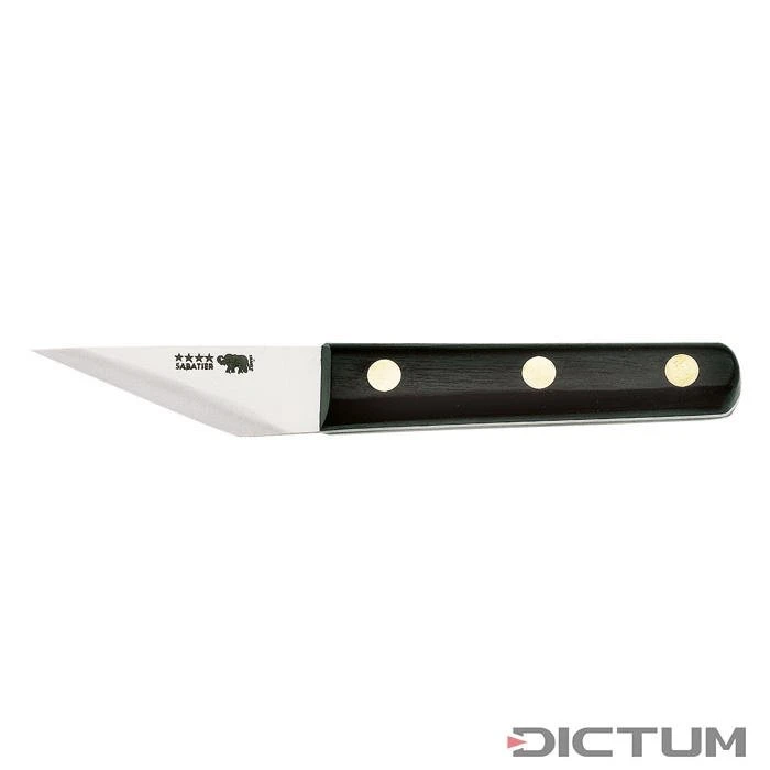 Couteau De Sculpture Et Placages, Affûtage Bilatéral