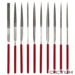 Limes-aiguilles Diamant, Polycristallines, Jeu De 10 Pièces