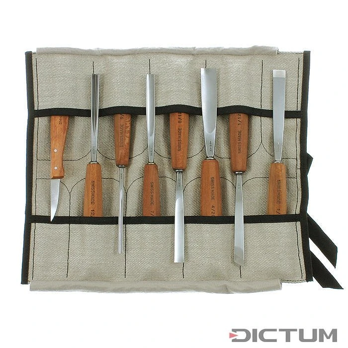 Jeu De Ciseaux De Sculpture Pfeil, Platane, 8 Pièces